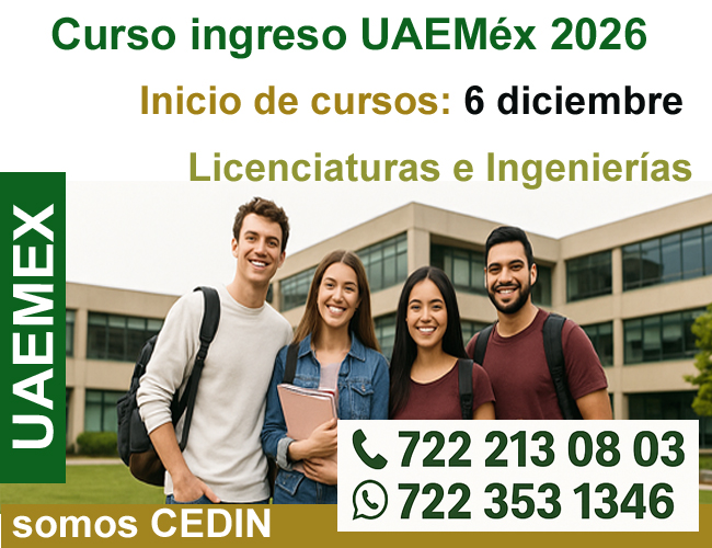 examen ingreso uaemex 2026 UNAM IPN PAA